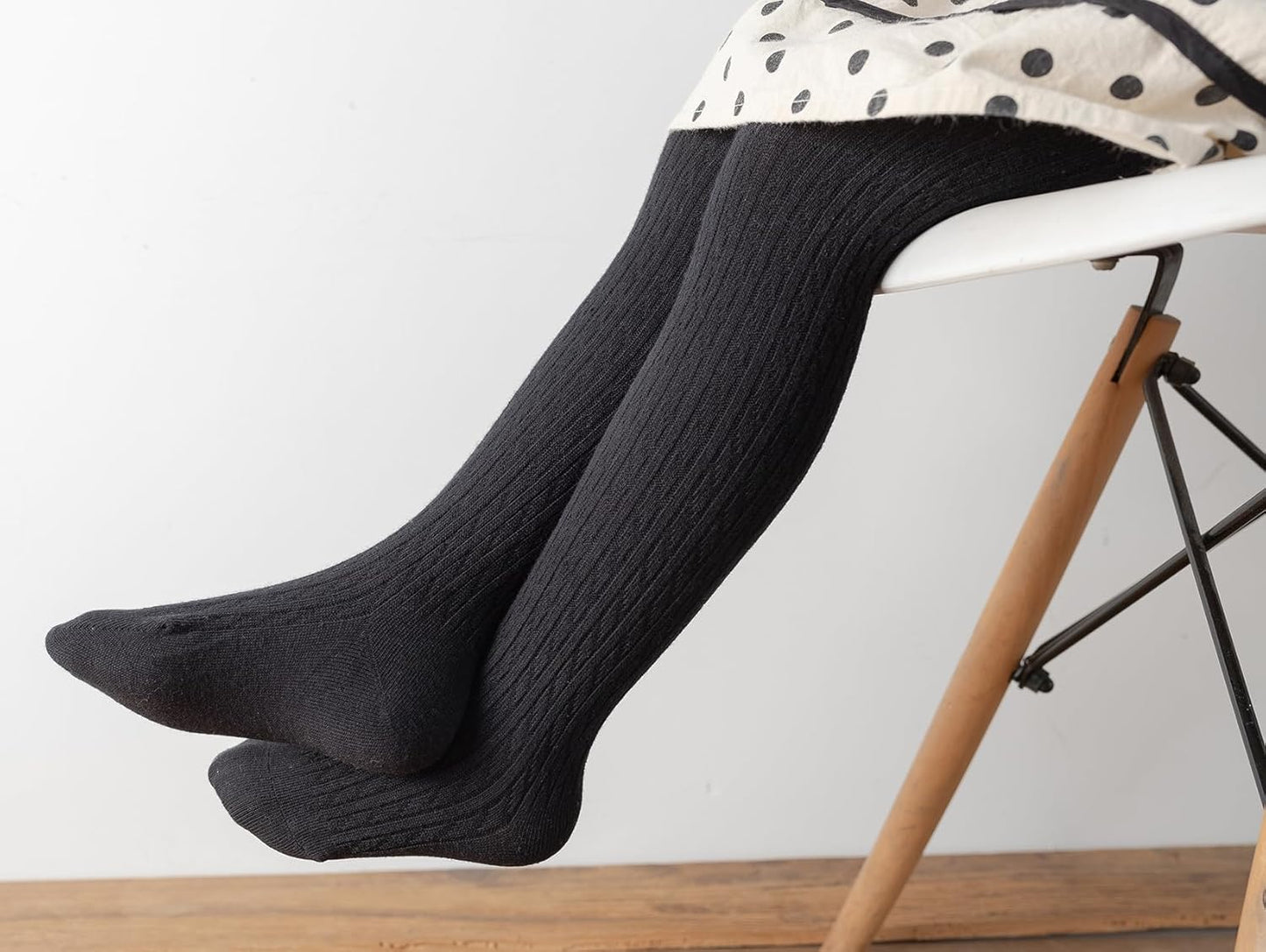 CHUNG Toddler Little Girls Cotton Tights Footed Thick Winter Cable Knit Legging Pantyhose Stocking