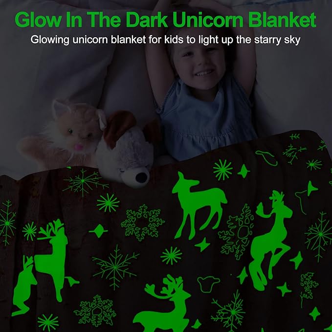 Christmas Blankets & Throws - Soft Red Throw for Kids/Girls/Boys/Women, 40"x60" Birthday Gift