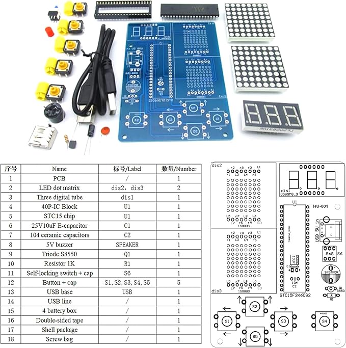 Soldering Practice Kits DIY Soldering Project Game Kit with 5 Retro Classic Games Soldering Electronic Kit for STEM Soldering Practice ISolderStore