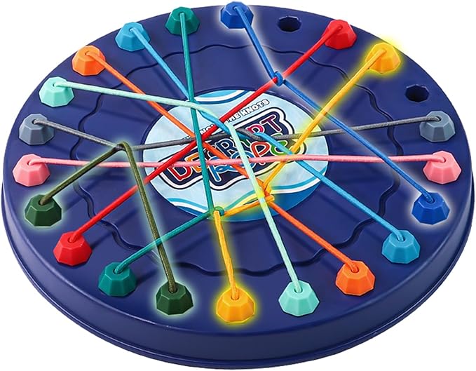 Rope Untangling Tabletop Board Game - Multiple Difficulty Levels ，Brain - Teasing Fun for Kids & Adults，Ideal for Birthday Parties, Parent - Child Bonding & Family Gatherings，6.7 Inches