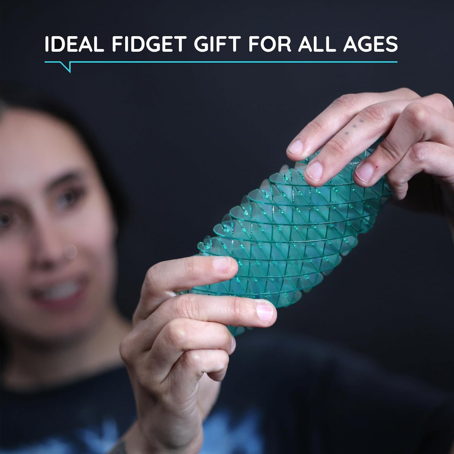 Morf Fidget Worm Toy - Desk Fidgets for Adults - Cool Satisfying Worm Fidget Sensory Toys - Fun and Interactive Morf Fidget Toy for Kids - USA Patent Pending Morf Figgy Toys - Small - 12 x 12