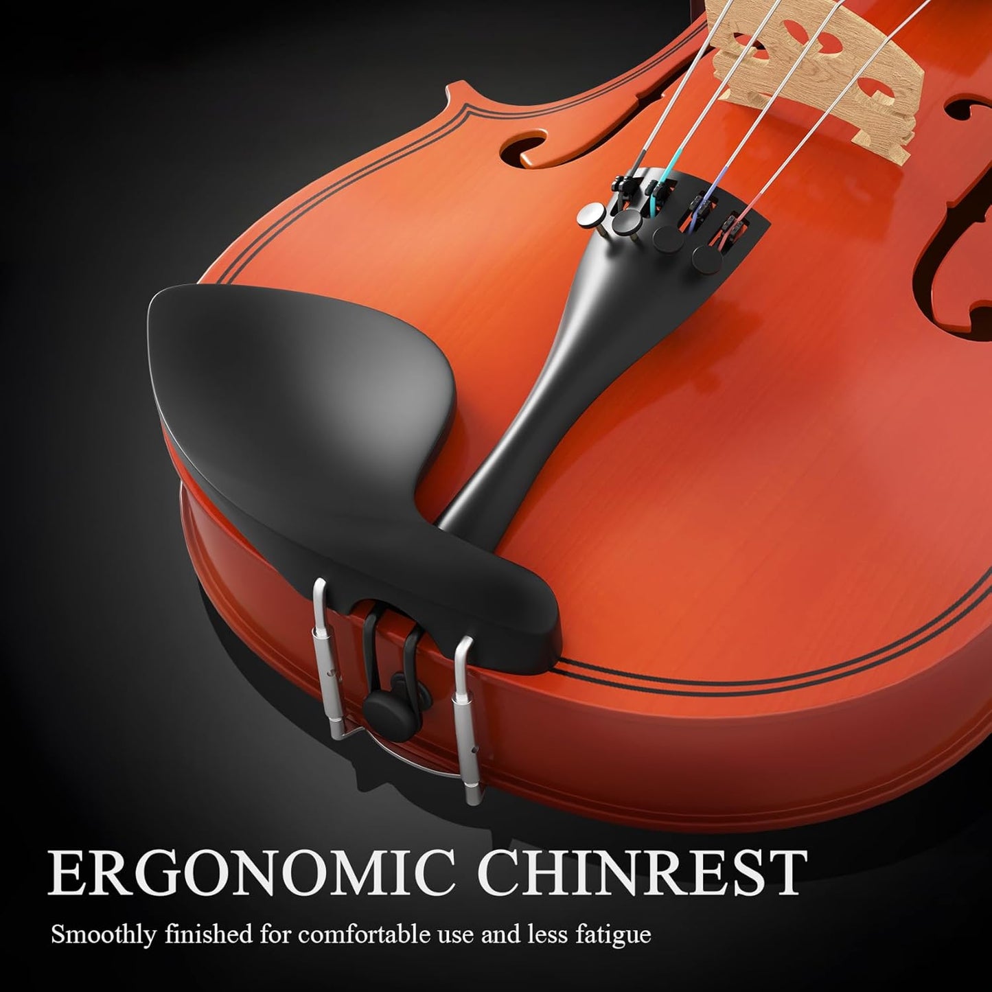 16 inch Acoustic Viola Kit for Adults,Students,Beginners,Complete Viola Instrument Set with Portable Case, Bow, Rosin (Natural)