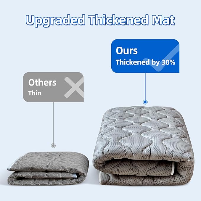 Premium Foam Baby Play Mat 47" X 47", Thicken One-Piece Crawling Mat, Non-Slip Cushioned Baby Playmats for Infants, Babies, Toddlers - Machine Washable for Easy Care