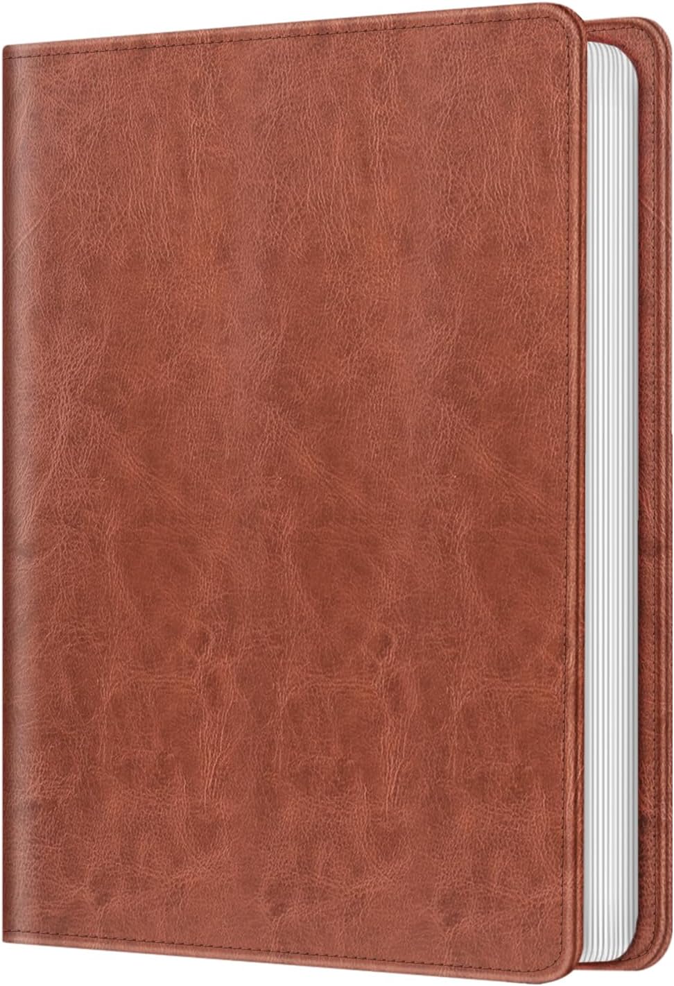 Fintie Photo Album for 4x6 Photos - 112 Pockets Vegan Leather Cover Memory Albums Book for Birthday Family Anniversary Vacation Pictures, Vintage Brown