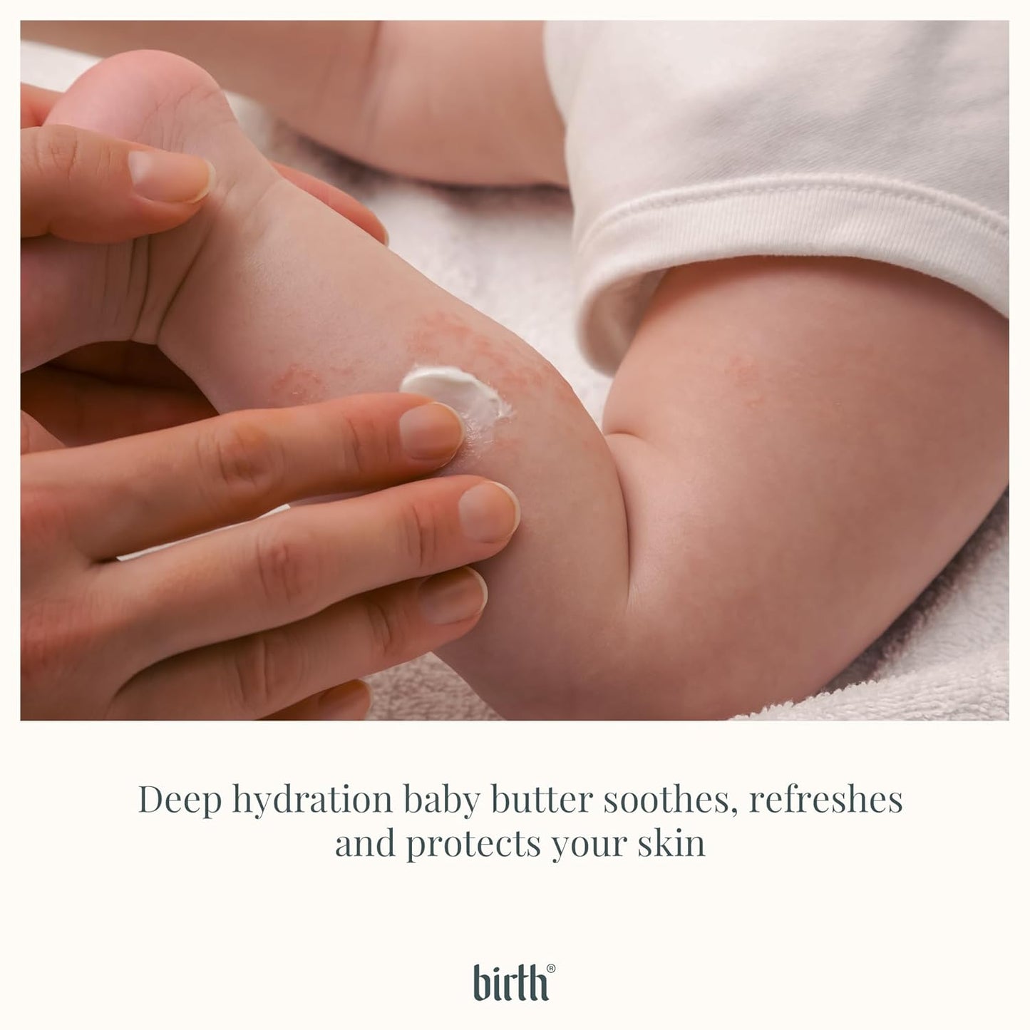 Baby Relieving Butter - Natural Cocoa Seed Butter with Colloidal Oatmeal Diaper Cream for Itchy, & Irritated Skin - Non-Greasy Formula to Soothe Rashes & Dryness - Gentle Baby Moisturizer 4oz