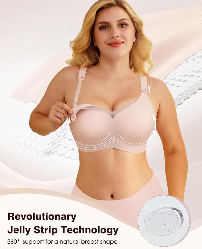 As Fairy Nursing Bras for Breastfeeding Mesh Lace Seamless Maternity Bra Pregnancy Sleep Wireless Bralette