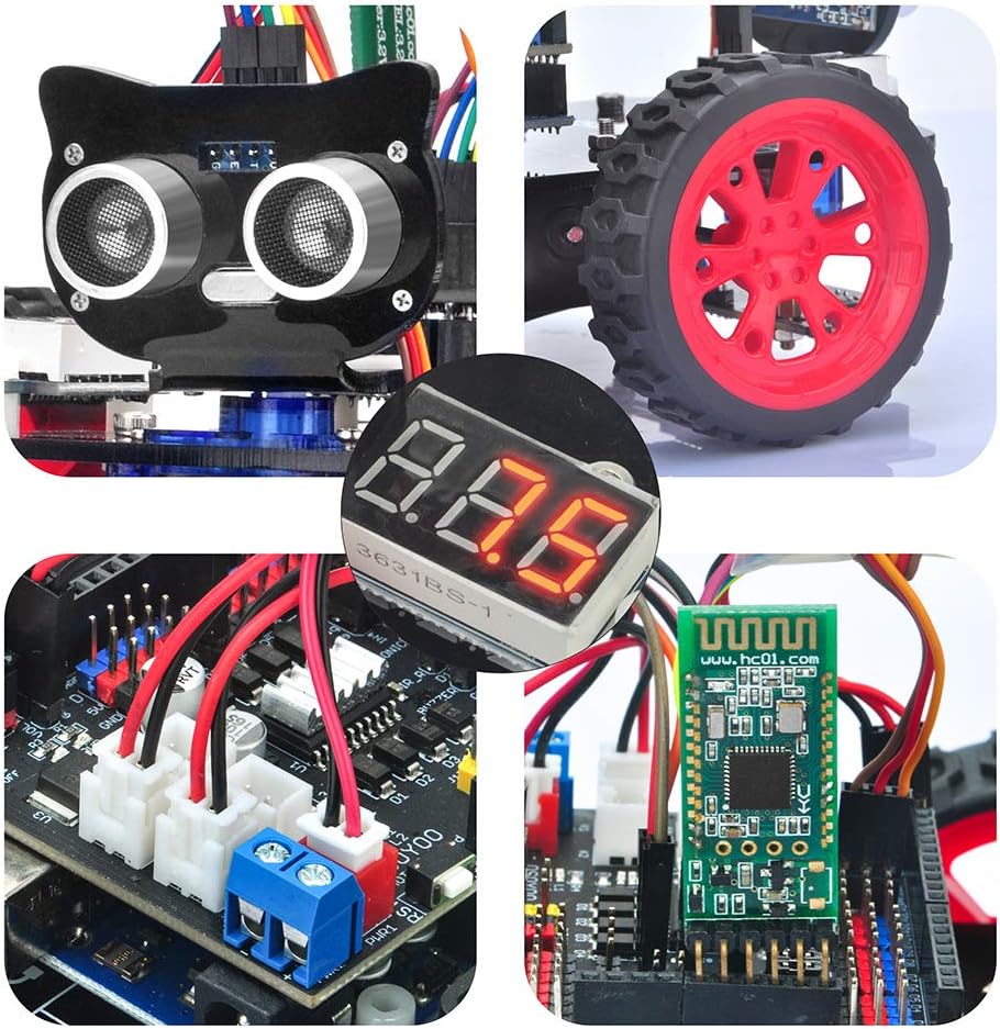OSOYOO Smart Robot Car kit for Arduino to Learn Programming and Get Hands on Experience of Robotic Assembly for Adults and Youths