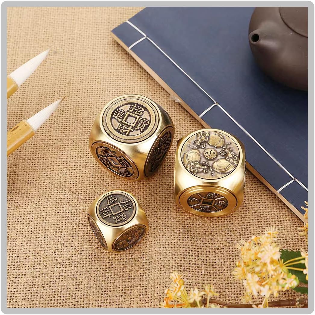 Uzi Copper Metal Adult Handheld Stress Relieving Toy. Relieve Anxiety, Tension and Other Fidgeting Scenarios-Promotes Focus and Clarity.Portable and Compact Design Concept (Large)