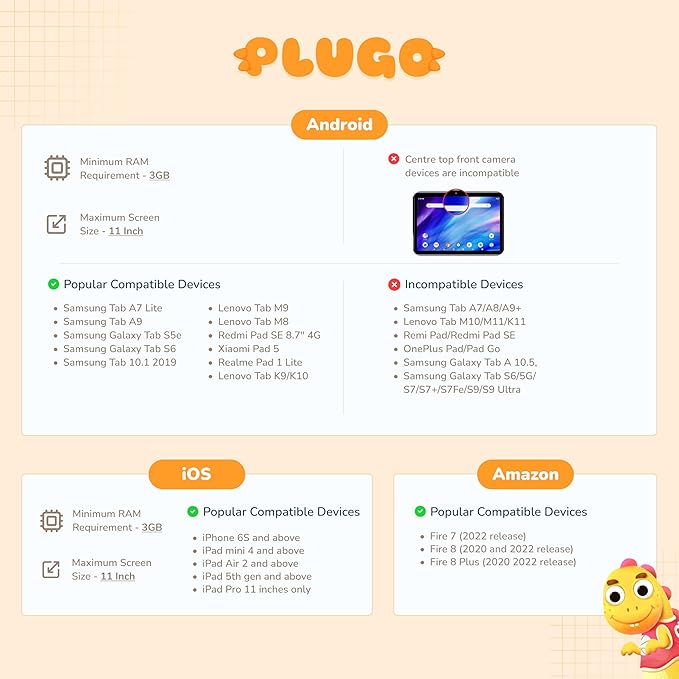 Plugo Tunes by PlayShifu (Kit+App): Interactive Piano Starter Kit for Ages 4-10 | Educational Musical Toys for Early Childhood | Perfect Music/Musical Gift for Boys & Girls (Works with tabs/mobiles)