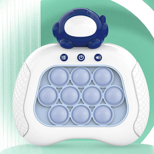 Upgrade Quick Push Toy with Lights, Fast Push Bubble Game Fidget Sensory Toys, Pocket Game for Kids Children's Decompression Breakthrough Puzzle Game Machine