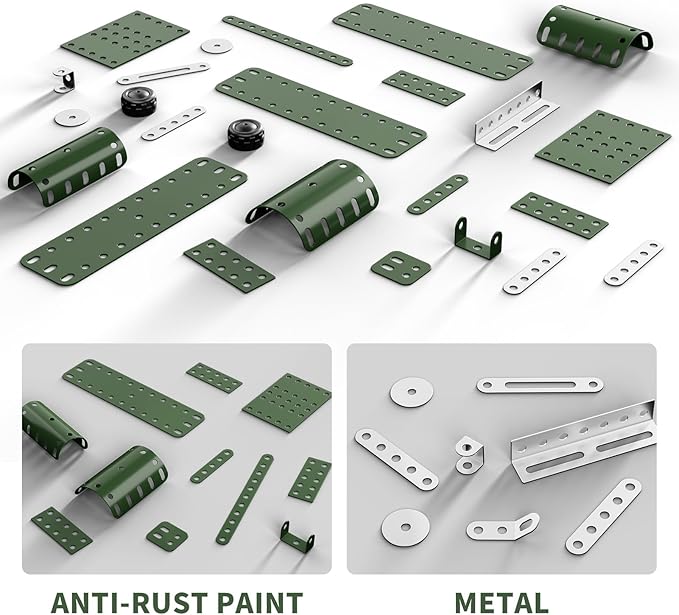 Lucky Doug STEM Building Projects Model Airplane Set - 389 Pieces STEM Project Building Toys for Kids Ages 8-12, Assembly Science Kit Educational Army Toys Gift for Kids Boys 8 9 10 11 12-16 Years Old