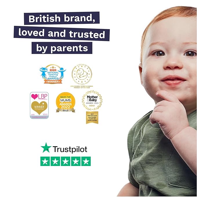 Pura Flushable Toddler Wipes 3 x 60 Wipes (180 Wipes), 100% Plastic Free, 99% Water, Hypoallergenic & Fragrance Free, Totally Chlorine Free, Kids Toilet Wipes, Potty Training