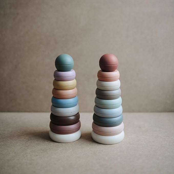 mushie Stacking Rings Toy | Made in Denmark (Original)