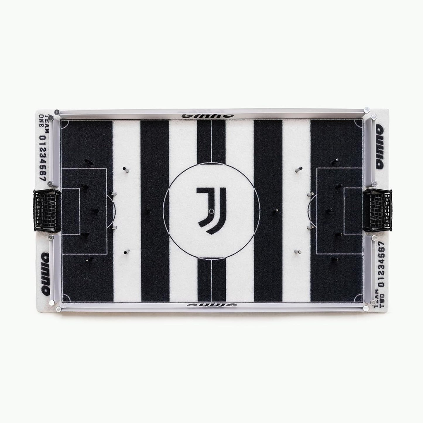 Binho Board Classic Board Game Juventus Edition - 2-Player Fast-Paced Finger Flicker Pinball Family Board Games - Portable Tabletop Sports Game Set for Any Occasion