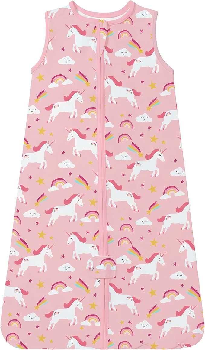 TotAha Light Sleep Sack, Stretchy, Soft, Cozy Wearable Blanket Sleep Bag with 2-Way Safe Zippers for 0-6-12-24 Months 0.5 TOG