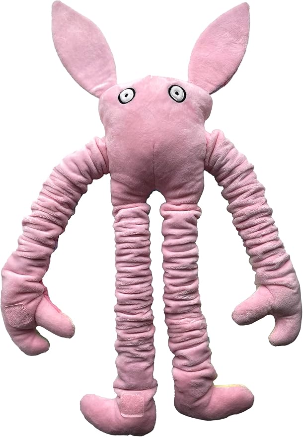 Mushies Stretchable Pop Tube Toy – Extra-Long 18" Retractable Arms/Legs, Hook and Loop Hands/Feet – Wearable, Bendable Fidget for Focus, Mood & On-The-Go Fun