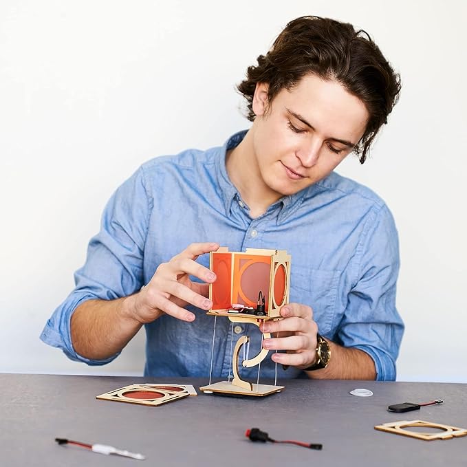 KiwiCo Levitating Lantern - Physics and Tensegrity Science Kit for Kids 9+