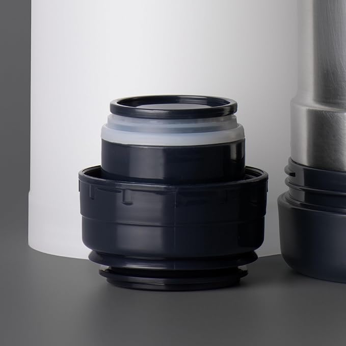 Tommee Tippee Portable Travel Baby Bottle and Food Warmer, Thermal Insulation, Stainless-Steel Flask with Leak-Proof Lid