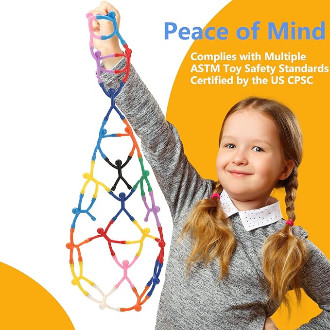 12Pcs Magnetic-People-Magnet-Men, Magnetic Travel Toys for Kids, Creative, Portable and Educational, Funny Magnets for Kids, Small Toys for Classroom Prizes, Easter Egg Stuffers, Office