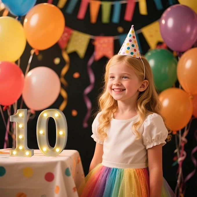 Foaky Rechargeable LED Letter Lights Sign Marquee Light Up Letters Sign for Night Light Wedding/Birthday Party Christmas Lamp Home Bar Decoration (0)