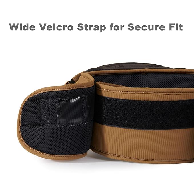 SUNVENO Baby Hip Carrier with Hip Seat, CPC-Certified, Ergonomic Infant Carrier for Newborns & Toddlers up to 45 lbs, Adjustable Waistband, Multiple Pockets, All-Season, Brown