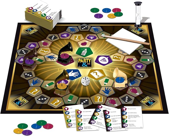 Jumbo Party & Co. Original Board Game - Fun Multi-Challenge Game for 14+ Years, Multiplayer Family Entertainment.
