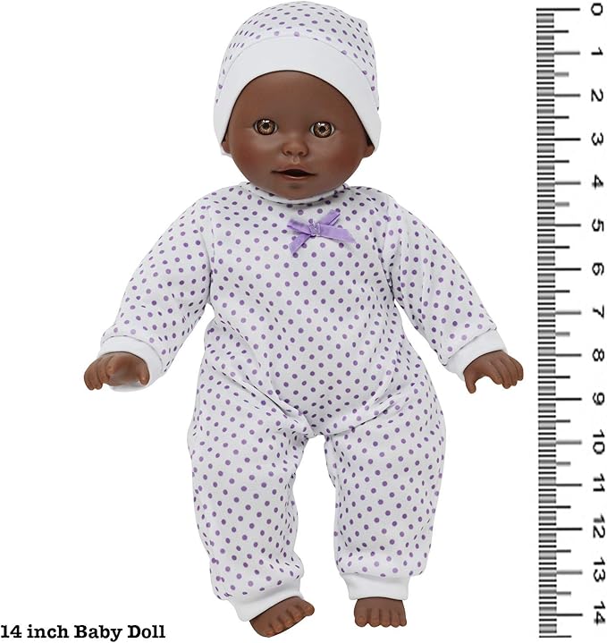 14 inch Soft Body African American Baby Doll