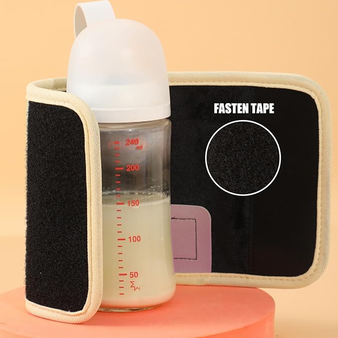 Baby Bottle Warmer Bag, Portable Bottle Warmer 18W Quick Heating Baby Bottle Warmer Temperature Adjustable USB Baby Bottle Heater for Home Family Travel Style2