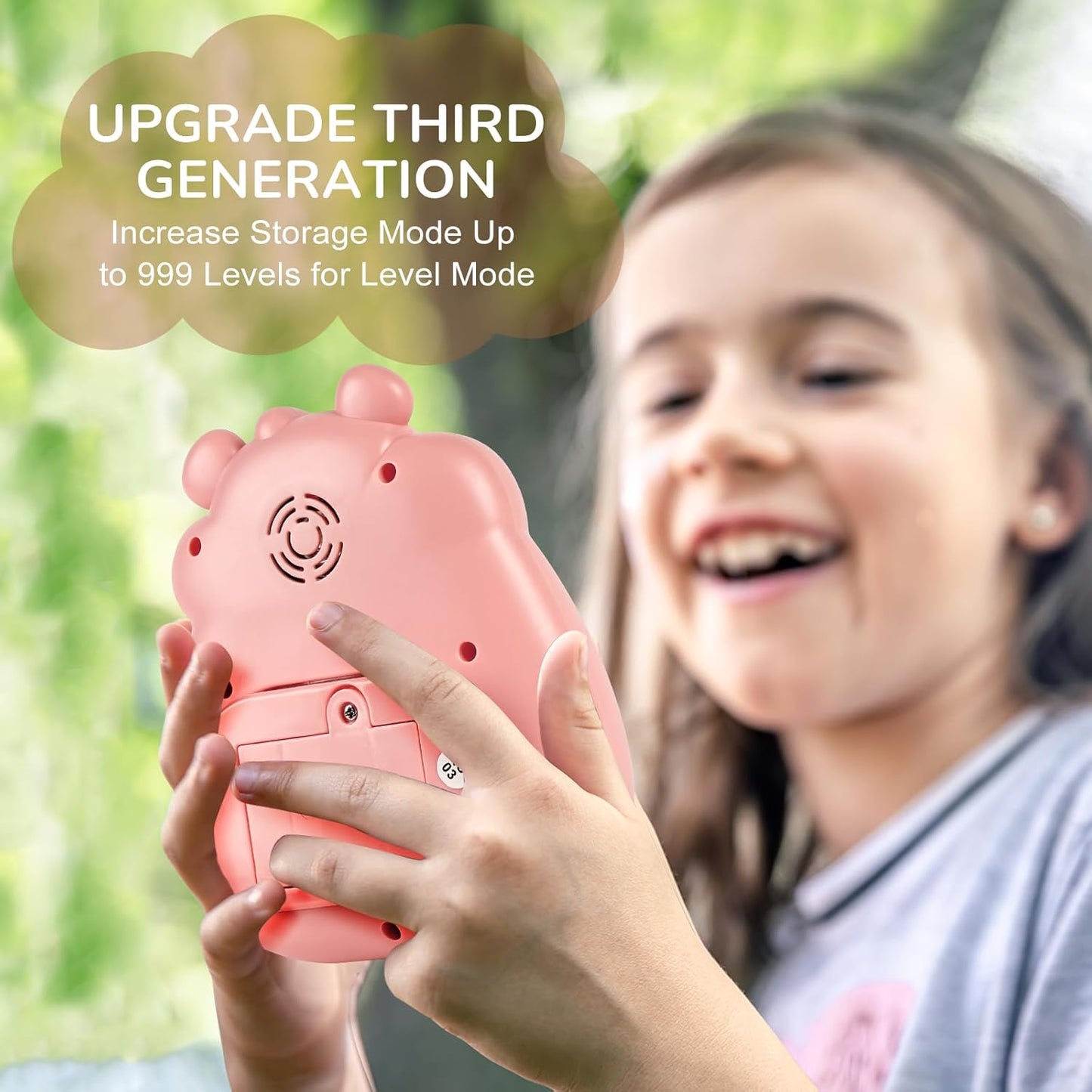 Fast Push Game, Stocking Stuffers for Kids 8-12, Fidget Toys for Kids, Fast Push Bubble Game, Pop Game It Light Up Fidget Sensory Toys, Christmas Birthday Gifts for 3 4 5 6 7 8 9 Year Old Girls Boys