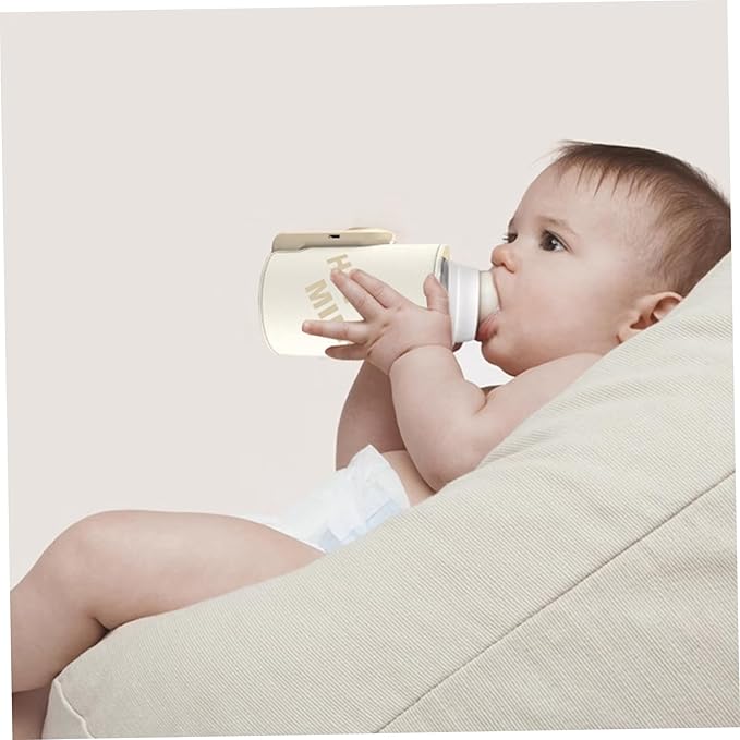 Bottle Warmer for Travel, Fast Heating & Precise Temperature Control Baby Bottle Warmer with LCD Display for Breast Milk/Formula