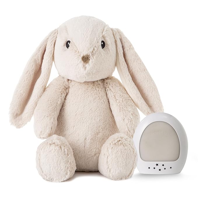 Cloud b Sound Machine with White Noise Soothing Sounds | Record Parent Voice | Adjustable Settings | LoveLight Buddies - Billy Bunny