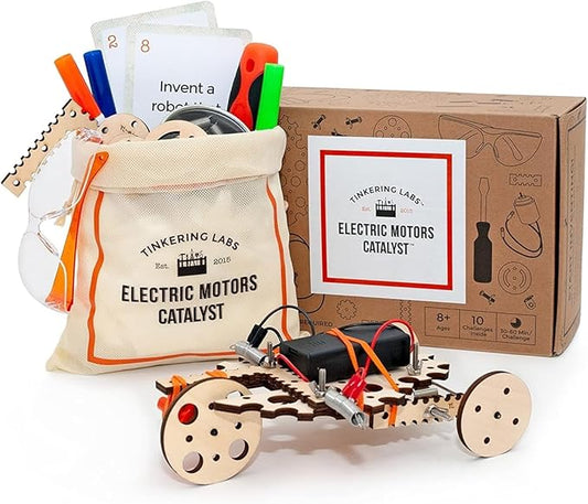 Robotics Engineering Kit | Designed by Scientists | 50 Plus Parts | 10 Plus STEM Projects for Kids 8 to 12 | Learn Electronics, Science | Grow Creativity, Grit | DIY Inventor Toy Gift