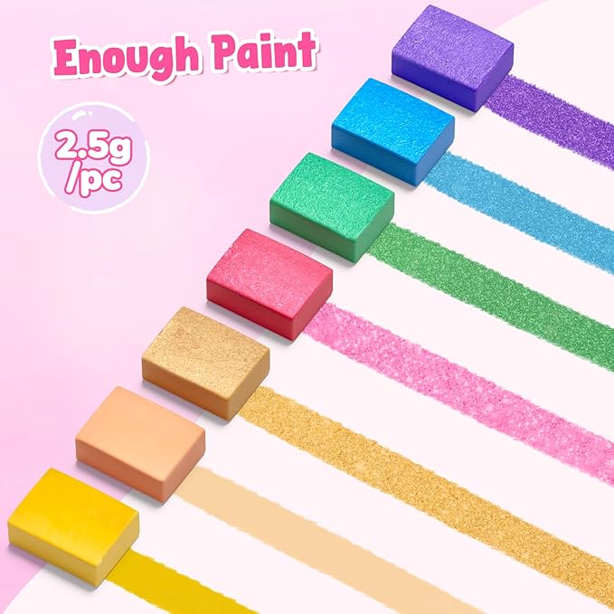 JoyCat Paint with Water Coloring Books, Art & Craft Activity, No Mess Art for Kids Ages 4-8, Craft Kits & Supplies, DIY Creative Activity, Presents for Girls & Boys (Underwater World)