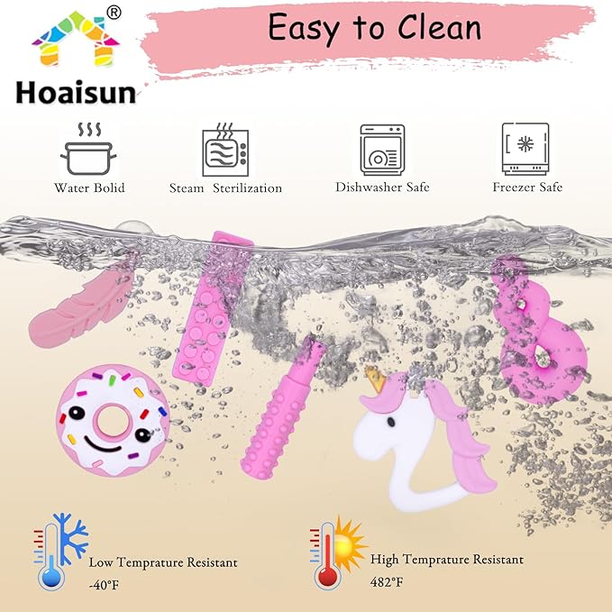 Chew Necklaces for Sensory Girls, Chewy Necklace Sensory Toys for Kids with Autism, ADHD,SPD, Chewing, Teething or Special Needs, Oral Sensory Chew Toys for Kids Adult Reduce Anxiety Fidgeting