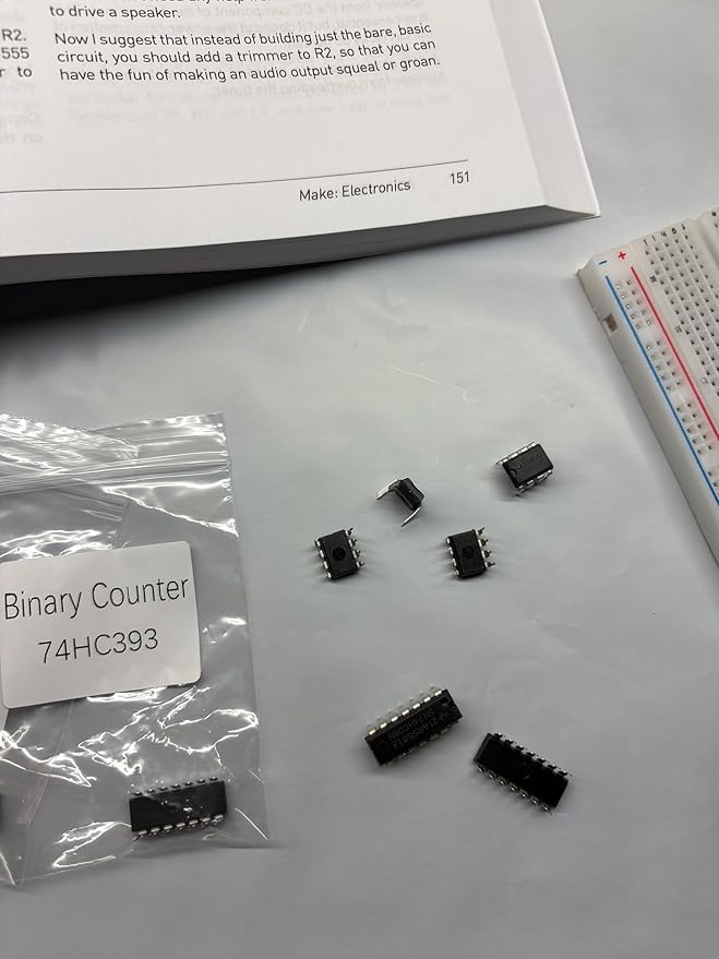 Make: Electronics Mini Kit 4 Educational Electronic Component Pack That Follow Experiments in Charles Platt's 3rd Edition Book (PTTMini3rd-Comp4)