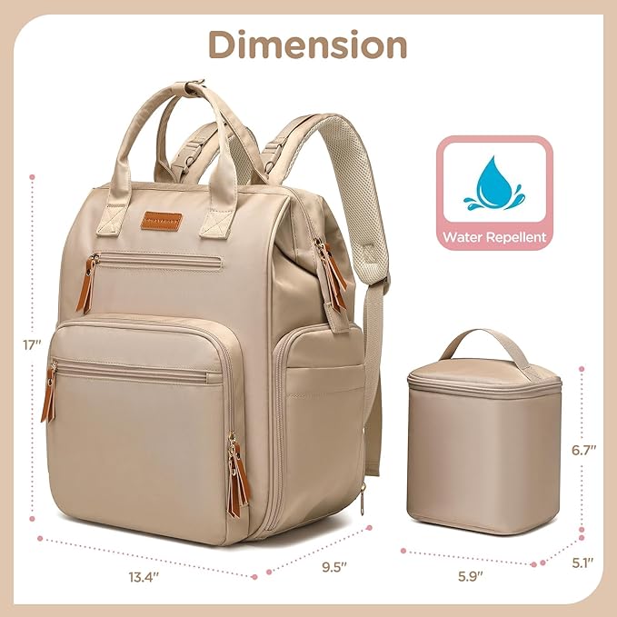 Breast Pump Bag for Spectra S1 S2 Medela, Convertible Large Diaper Bag Backpack for Working Moms with 14 inch Laptop Sleeve & Cooler Storage, 31L