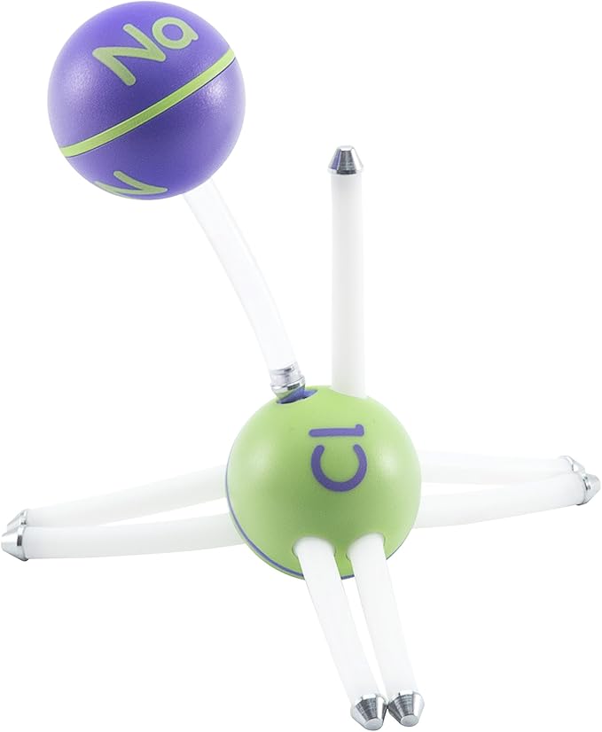 Happy Atoms Magnetic Molecular Modeling Introductory Set | Intro to Atoms, Molecules, Bonding, Chemistry | Create 508 Molecules | 73 Activities | Plus Free Educational App for iOS, Android