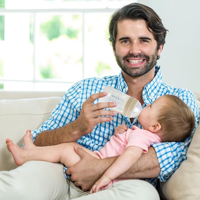 Bottle Nipples Compatible with Spectra with Baby Safe Soft Silicone,Medium Flow Nipples for Bottles Compatible with Spectra,Size 0-12 Month,2PCS (L)