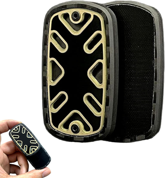 Rectangular Block Carbon Fiber Push Haptic Slider Adult Fidget Toys EDC ADHD Tool Anti-Anxiety Fidget Slider Stress Relief Toys Cool Stuff for Men (2023 New Black)