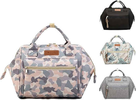 Small Diaper Bag-Mini Diaper Bag Backpack Crossbody Baby Diaper Tote Bag with Insulated Pocket(camouflage)
