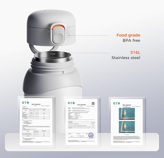 BOLOLO Portable Milk Warmer Pro for Travel, Detachable Bottle Warmer with Rapid and Stable Heating for Breast Milk & Water, 17.5 oz Capacity and Extended Battery Life for on the Go