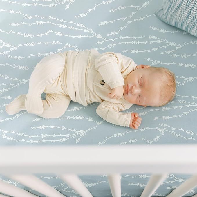 GRSSDER Pack n Play Sheets Fitted 3 Pack, Stretchy Ultra Soft Jersey Knit Pack and Play Sheets, Universal Fitted Portable/Mini Crib Mattresses Snug and Safe, Space Stylish Print