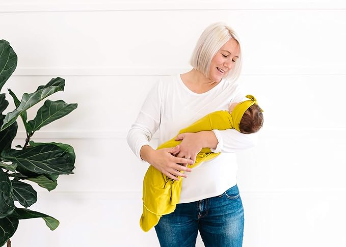 Copper Pearl Baby Swaddle Blanket - Premium Knit Baby Blanket, Large Soft Stretchy Receiving Blankets for Baby Boy and Girl, Swaddles for Newborn, Infant, and Toddler (Squirt)