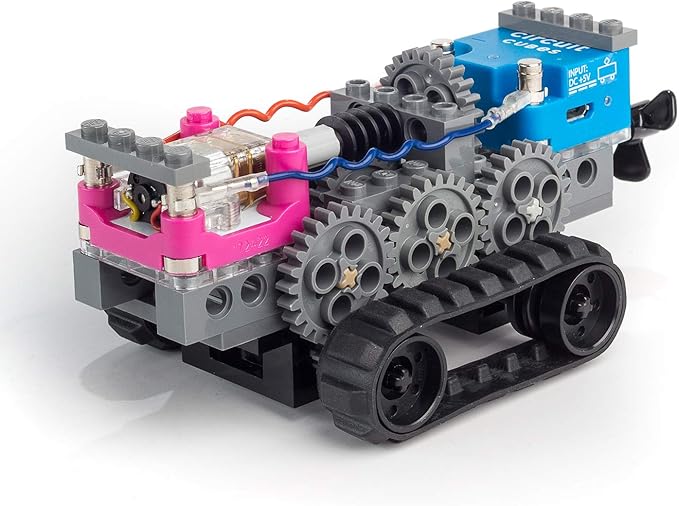 Circuit Cubes Gears GO! Multi-Vehicle Mobility Launch Kit - Engineering STEM Kit for Children and Adults