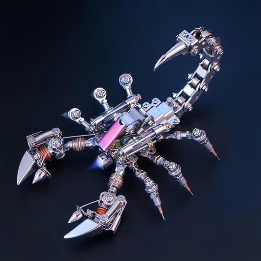 Adult 3D Metal Puzzle, Punk Scorpion Metal Model Set, 3D Puzzle Mechanical Insect Building Blocks, Fun DIY Assembly,high-end Men's Gifts.