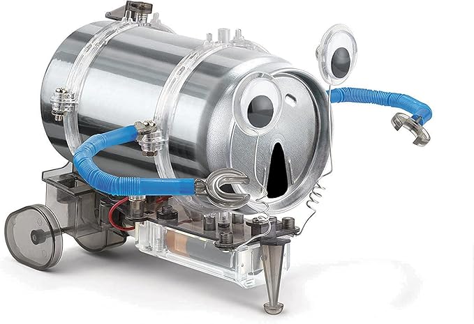 4M Toysmith, KidzRobotix Tin Can Robot, DIY Science Kits STEM Powered Kids, For Boys & Girls Ages 8+