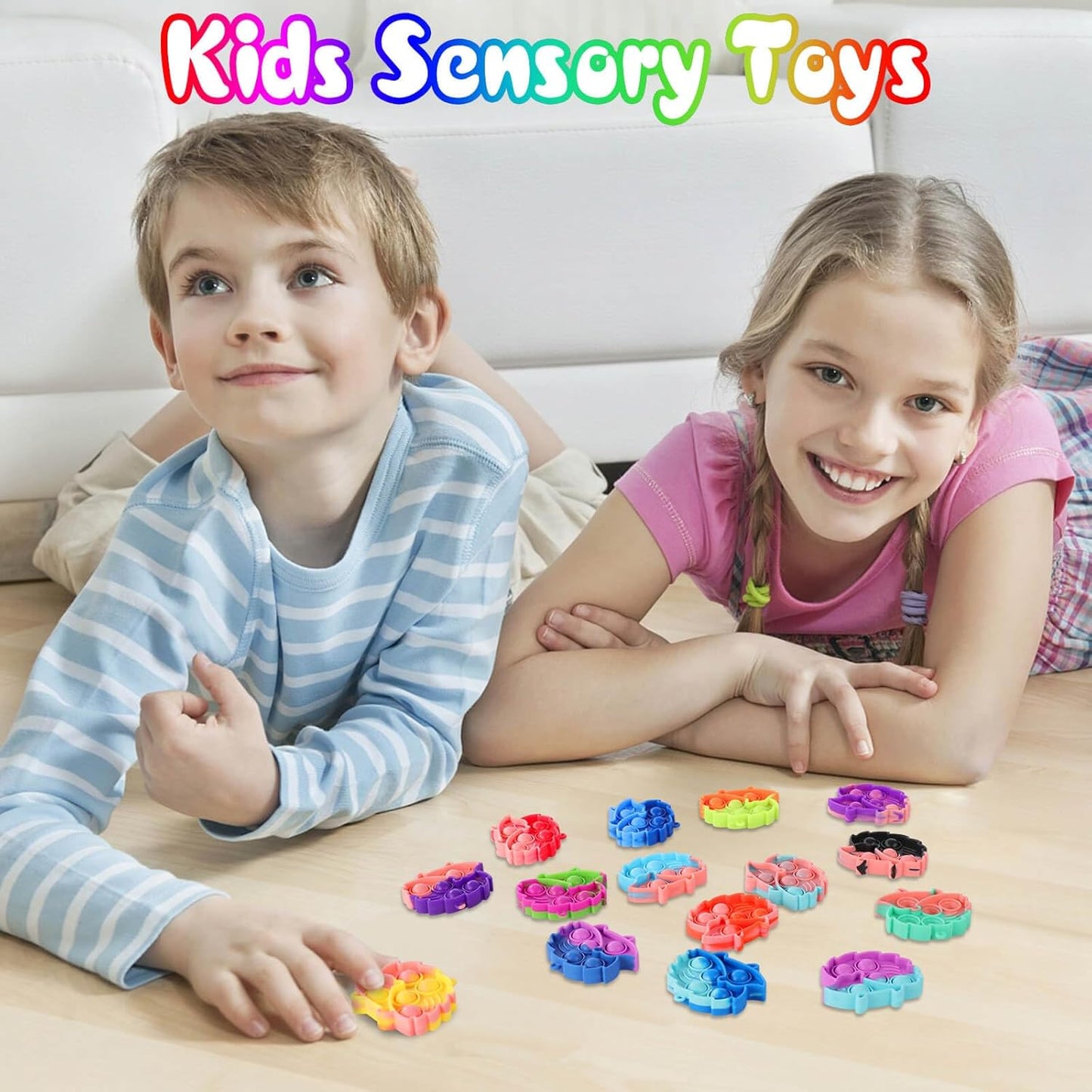 Pop Fidget Toys Its Party Favors for Kids 4-8 8-12, 20PCS Hedgehog Toy Mini Pop Keychain It Fidget Toy Bulk Fidgets for Classroom Prizes for Kids Birthday Goodie Bag Stuffers Autism Sensory Toys Packs