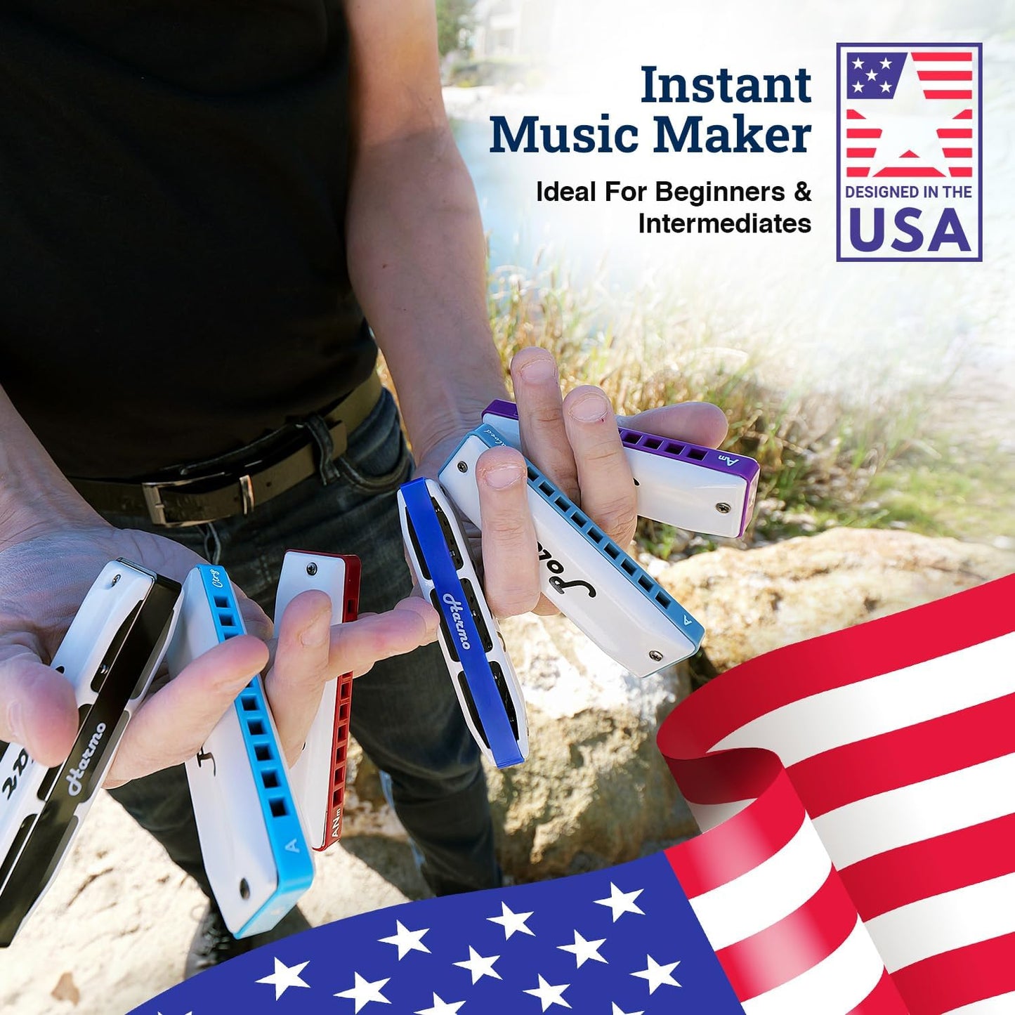 Harmo Polar Super Country harmonica - D