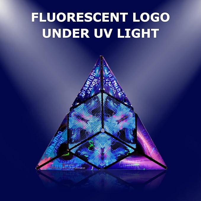 SHASHIBO Shape Shifting Box - Award-Winning Fidget Toy w/ 36 Rare Earth Magnets - Fidget Cube Transforms Into Over 70 Shapes, Sensory Toy Gift for Kids, Teens, and Adults (Vapor)