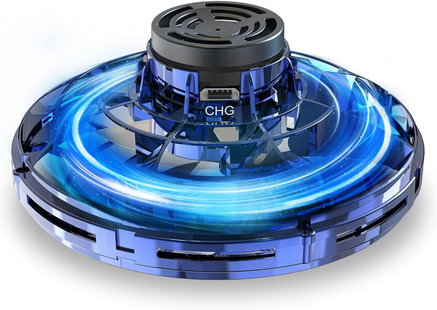 Hand Operated Mini Drones, Fidget Flying Spinner with Lights, UFO Drone Flying Toys, Cool Stuff Gadgets Christmas Birthday Gifts for Boys Girls Teens 8 9 10 11+